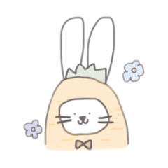 [LINEスタンプ] おすずうさぎ①