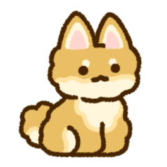 [LINEスタンプ] ポメ柴ちゃん