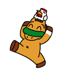 [LINEスタンプ] うまにい