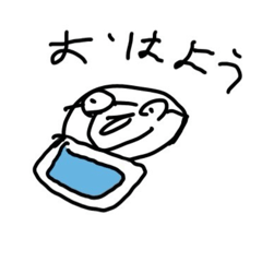 [LINEスタンプ] フェイスシールドのタトゥー