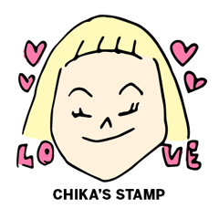 [LINEスタンプ] CHIKA'S STAMP！！