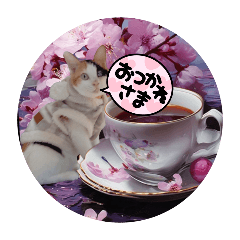 [LINEスタンプ] にゃ～んSticker(桜月)