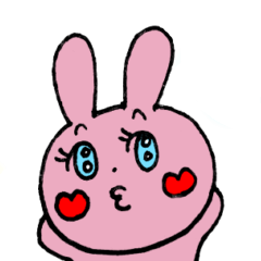 [LINEスタンプ] 表情豊かなうさやん