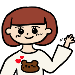 [LINEスタンプ] まる子の日常。