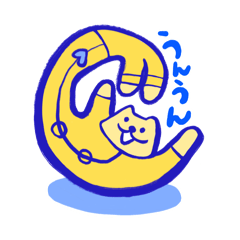 [LINEスタンプ] ネコのケイちゃん①エクササイズ