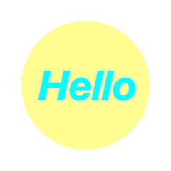 [LINEスタンプ] 英語⭐︎シンプル あいさつ（白い枠付き）