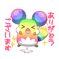 [LINEスタンプ] にじまるスタンプ♪♪【カラモン】の画像（メイン）