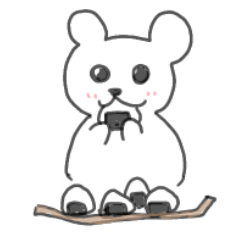 [LINEスタンプ] 真っ白たぬき