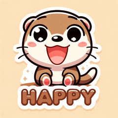 [LINEスタンプ] ミンクの感情パレード