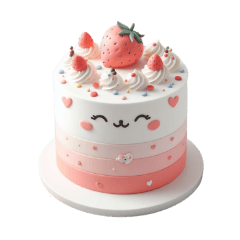 [LINEスタンプ] 可愛いケーキの画像（メイン）