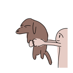 [LINEスタンプ] ミニチュアダックスフンドの飼い主