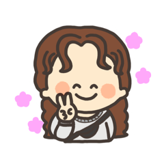 [LINEスタンプ] はなちゃん春ver