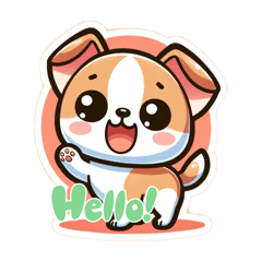 [LINEスタンプ] 可愛いわんこ(チワワ・ビーグル・ミニピン)