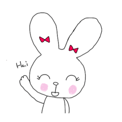 [LINEスタンプ] うさりんこ