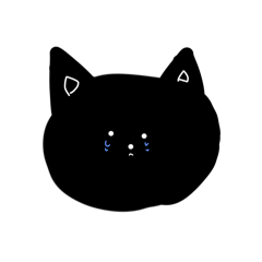 [LINEスタンプ] 猫..黒