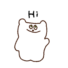 [LINEスタンプ] グリーンアイくまちゃん