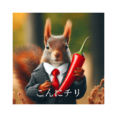 [LINEスタンプ] 煽るリスと汎用性があるリスのスタンプ
