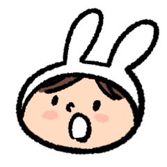 [LINEスタンプ] うさちゃんのあいづち