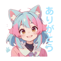 [LINEスタンプ] 獣耳の幼い女の子