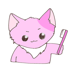 [LINEスタンプ] ぴんくのにゃんこ2