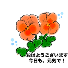 [LINEスタンプ] お花の癒やしスタンプです。