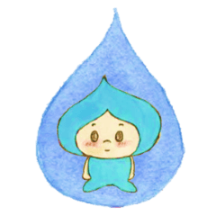 [LINEスタンプ] あめのしずくちゃんスタンプ