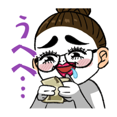 [LINEスタンプ] 華ちゃんと愉快な仲間たちシリーズ2