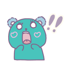 [LINEスタンプ] 星の瞳のくまちゃん