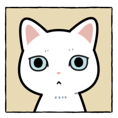 [LINEスタンプ] 表情筋が死んだ猫