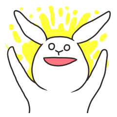 [LINEスタンプ] うさぎのゆめ太郎1