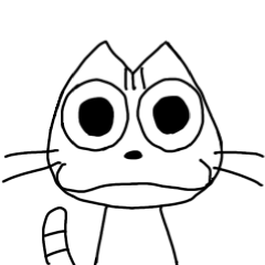 [LINEスタンプ] ウチ猫4コマ2