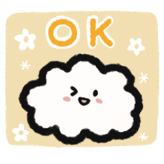 [LINEスタンプ] 雲のきもち02（雲増量版）