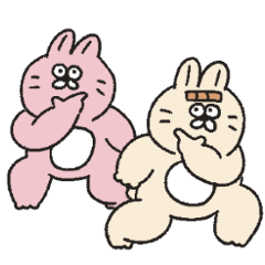 [LINEスタンプ] うさまろ＆ウサリーヌスタンプ2の画像（メイン）