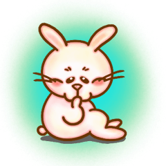 [LINEスタンプ] ピンクうさぎのリリー 使いやすい返答