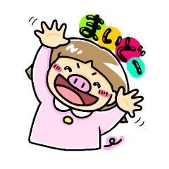 [LINEスタンプ] こぶた⭐