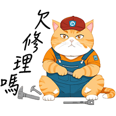 [LINEスタンプ] 変更可能な太ったオレンジ色の猫