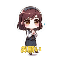 [LINEスタンプ] 女子社員のひと言