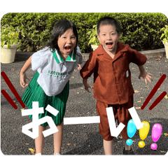 [LINEスタンプ] 4姉弟弟妹