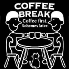 [LINEスタンプ] Coffee Break t-shirt