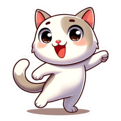 [LINEスタンプ] 日本猫モリちゃんとの暮らしを楽しんで！の画像（メイン）