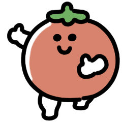 [LINEスタンプ] にっこりトマトの動くスタンプの画像（メイン）