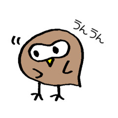 [LINEスタンプ] パパ画伯の鳥類たち。