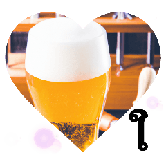 [LINEスタンプ] 恋のバンコク ドゥシット区美味しいビール