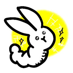 [LINEスタンプ] うさぎいもむし2