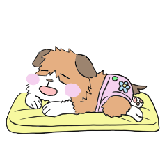 [LINEスタンプ] 穏やかな犬