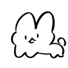 [LINEスタンプ] ねぐせうさぎ。