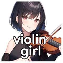 [LINEスタンプ] バイオリン弾きの星野さん