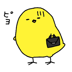 [LINEスタンプ] 社会に飲み込まれたひよこ