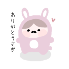 [LINEスタンプ] 着ぐるみべびたんの日常