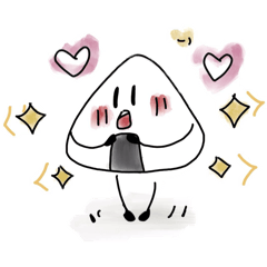 [LINEスタンプ] おにぎりたちの日常生活